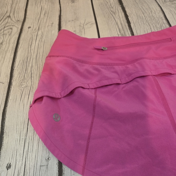 Lululemon Sz 2 Speed Up Short High Rise Sonic Pink Athletic Running - Picture 6 of 7